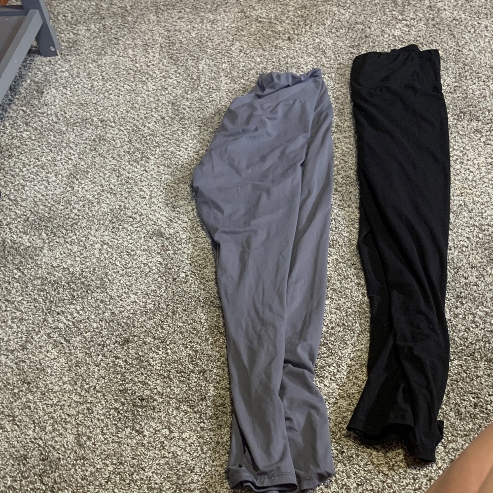 Old navy Gray and Black Leggings Duo